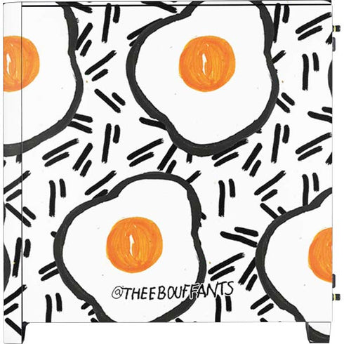 Bouffants and Broken Hearts Eggs Corsair 4000D Tempered Glass Mid-Tower ATX Case Skin