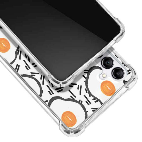 Bouffants and Broken Hearts Eggs Galaxy A14 5G Clear Case