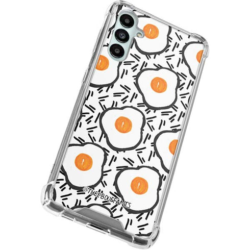 Bouffants and Broken Hearts Eggs Galaxy A15 5G Clear Case