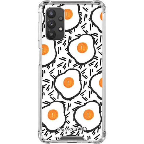 Bouffants and Broken Hearts Eggs Galaxy A32 5G Clear Case