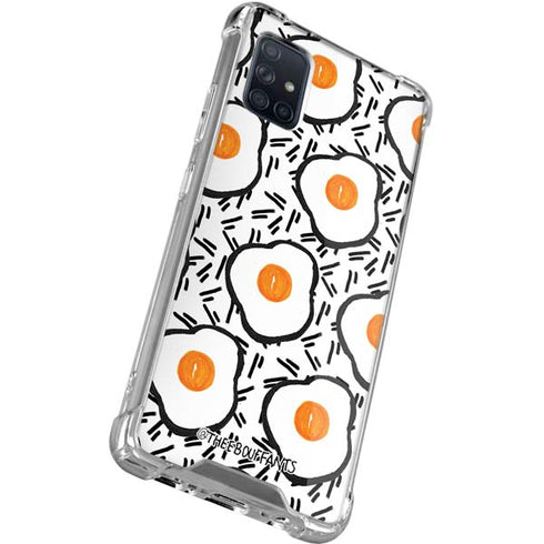Bouffants and Broken Hearts Eggs Galaxy A51 5G Clear Case
