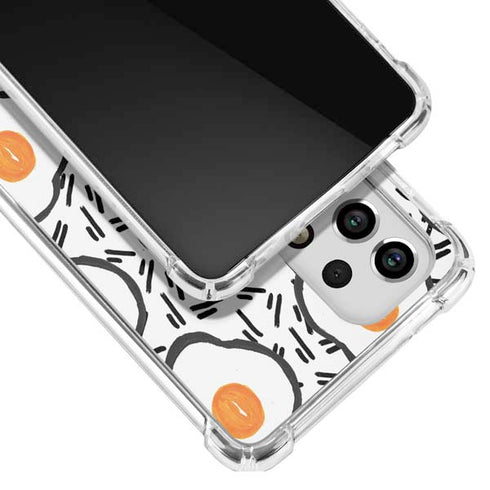 Bouffants and Broken Hearts Eggs Galaxy A53 5G Clear Case