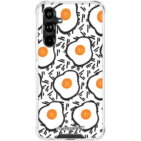 Bouffants and Broken Hearts Eggs Galaxy A54 5G Clear Case