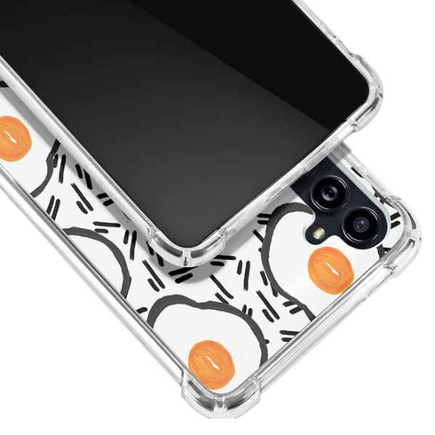 Bouffants and Broken Hearts Eggs Galaxy A54 5G Clear Case