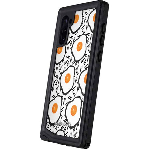Bouffants and Broken Hearts Eggs Galaxy Note 10 Waterproof Case