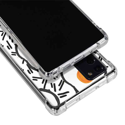 Bouffants and Broken Hearts Eggs Galaxy Note20 5G Clear Case