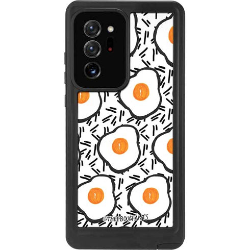 Bouffants and Broken Hearts Eggs Galaxy Note20 Ultra 5G Waterproof Case