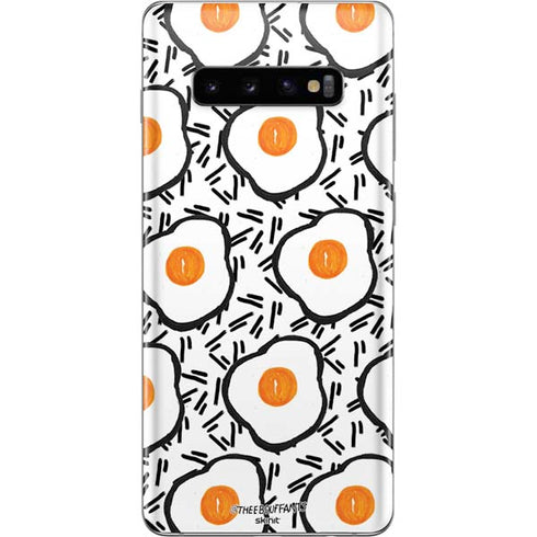Bouffants and Broken Hearts Eggs Galaxy S10 Plus Skin