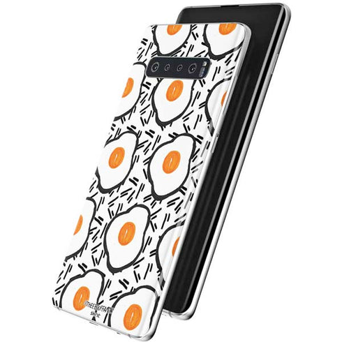Bouffants and Broken Hearts Eggs Galaxy S10 Plus Skin
