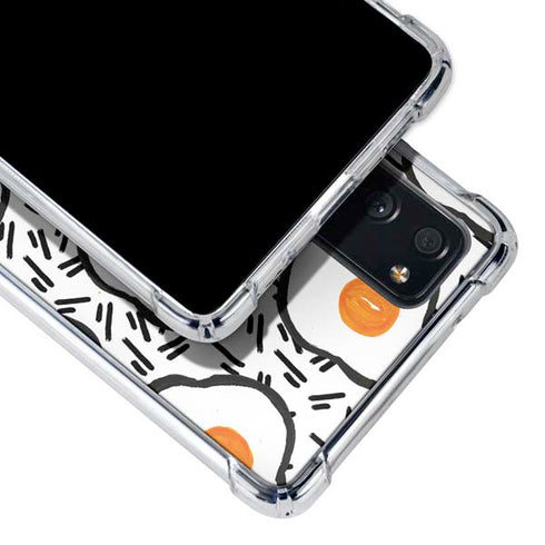 Bouffants and Broken Hearts Eggs Galaxy S20 FE Clear Case