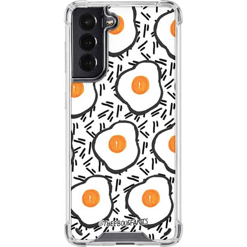 Bouffants and Broken Hearts Eggs Galaxy S21 5G Clear Case
