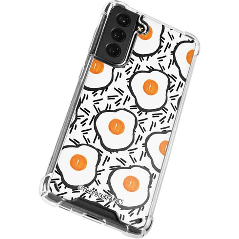 Bouffants and Broken Hearts Eggs Galaxy S21 Plus 5G Clear Case