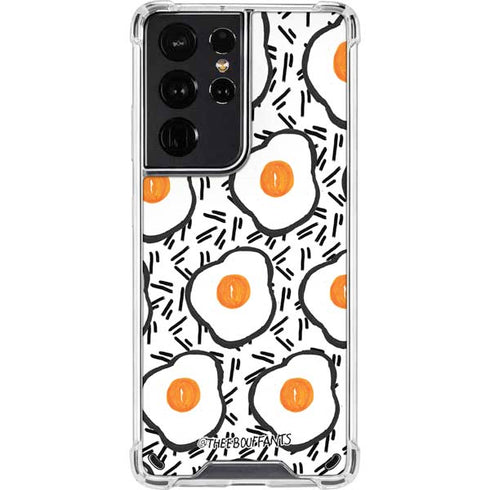 Bouffants and Broken Hearts Eggs Galaxy S21 Ultra 5G Clear Case