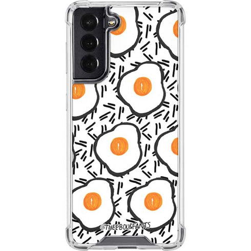 Bouffants and Broken Hearts Eggs Galaxy S22 Clear Case