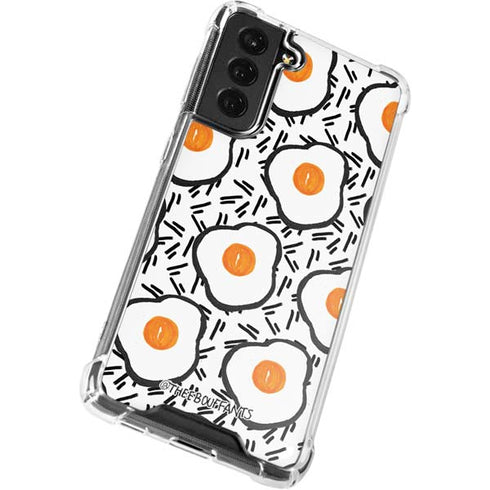 Bouffants and Broken Hearts Eggs Galaxy S22 Clear Case