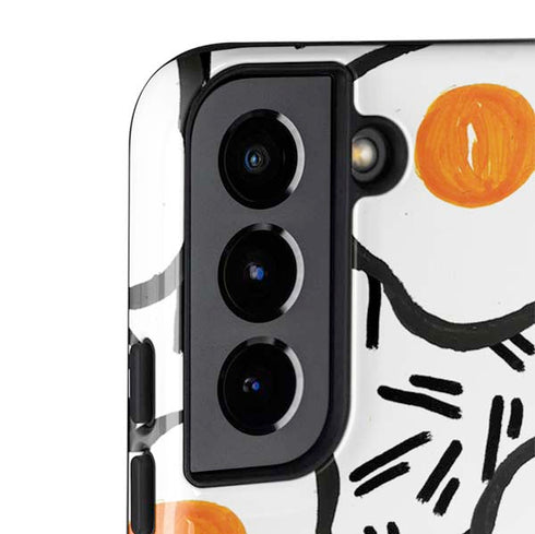 Bouffants and Broken Hearts Eggs Galaxy S22 Plus Pro Case