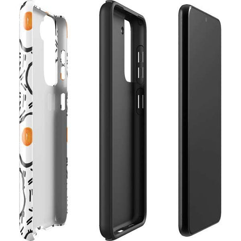 Bouffants and Broken Hearts Eggs Galaxy S22 Plus Pro Case