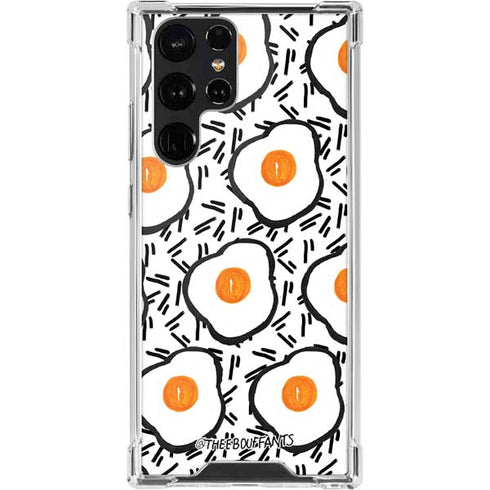 Bouffants and Broken Hearts Eggs Galaxy S22 Ultra Clear Case