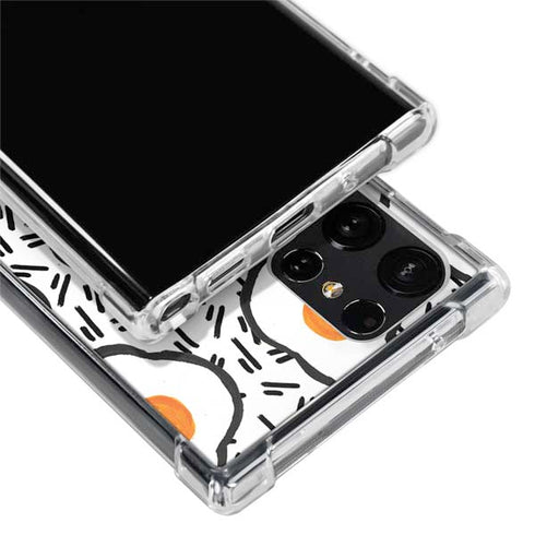 Bouffants and Broken Hearts Eggs Galaxy S22 Ultra Clear Case