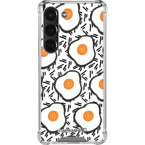 Bouffants and Broken Hearts Eggs Galaxy S23 Clear Case