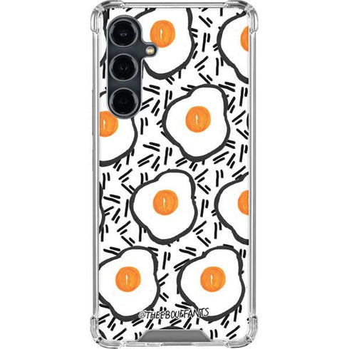 Bouffants and Broken Hearts Eggs Galaxy S23 FE Clear Case