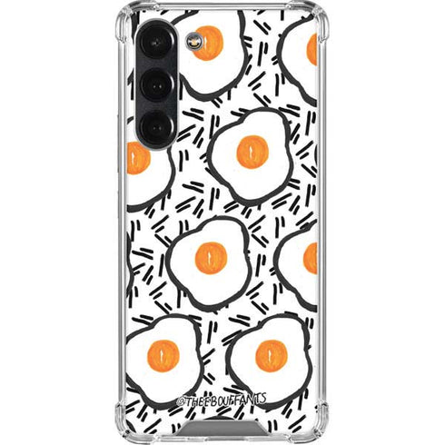 Bouffants and Broken Hearts Eggs Galaxy S23 Plus Clear Case