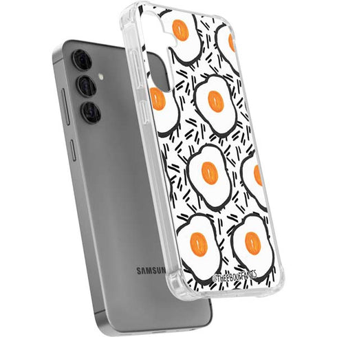 Bouffants and Broken Hearts Eggs Galaxy S24 Plus Clear Case