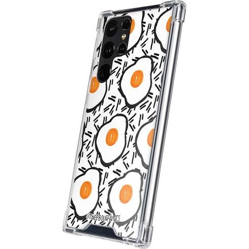 Bouffants and Broken Hearts Eggs Galaxy S24 Ultra Clear Case
