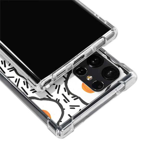 Bouffants and Broken Hearts Eggs Galaxy S24 Ultra Clear Case