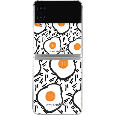 Bouffants and Broken Hearts Eggs Galaxy Z Flip3 5G Skin