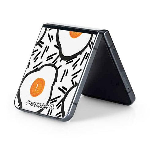Bouffants and Broken Hearts Eggs Galaxy Z Flip5 5G Skin