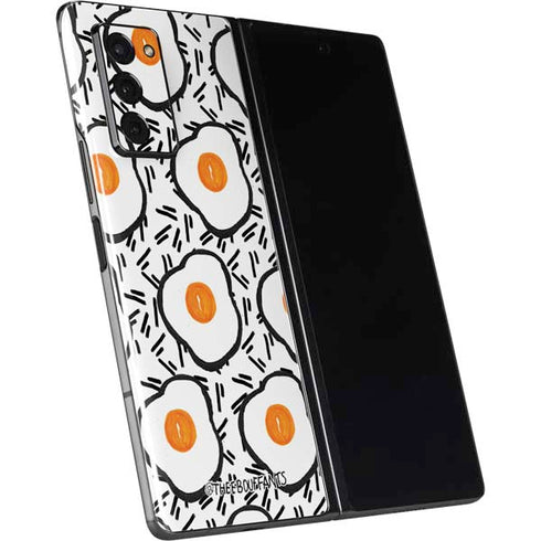 Bouffants and Broken Hearts Eggs Galaxy Z Fold2 5G Skin