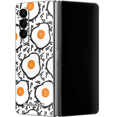 Bouffants and Broken Hearts Eggs Galaxy Z Fold4 5G Skin