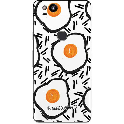 Bouffants and Broken Hearts Eggs Google Pixel 2 Skin