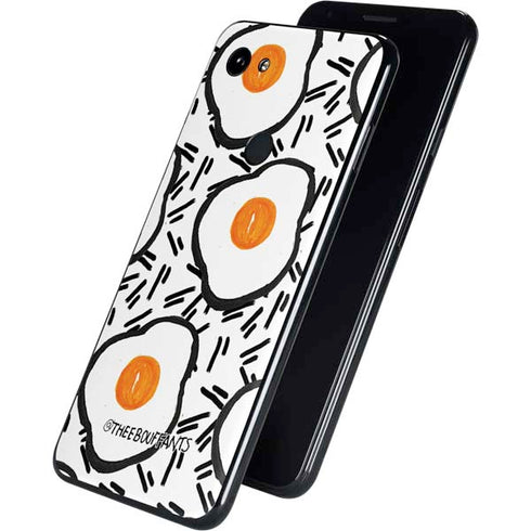 Bouffants and Broken Hearts Eggs Google Pixel 3a Skin