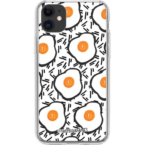 Bouffants and Broken Hearts Eggs iPhone 11 Clear Case