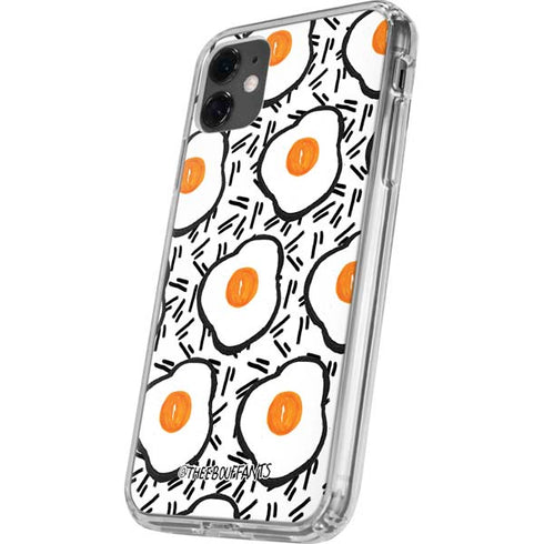 Bouffants and Broken Hearts Eggs iPhone 11 Clear Case