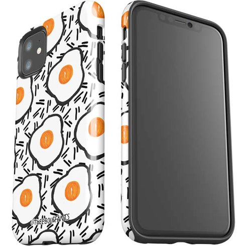 Bouffants and Broken Hearts Eggs iPhone 11 Impact Case