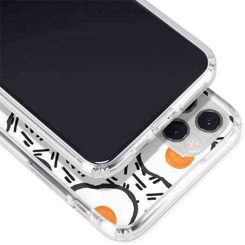 Bouffants and Broken Hearts Eggs iPhone 11 Pro Clear Case