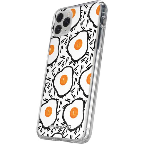 Bouffants and Broken Hearts Eggs iPhone 11 Pro Clear Case
