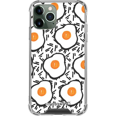 Bouffants and Broken Hearts Eggs iPhone 11 Pro Max Clear Case