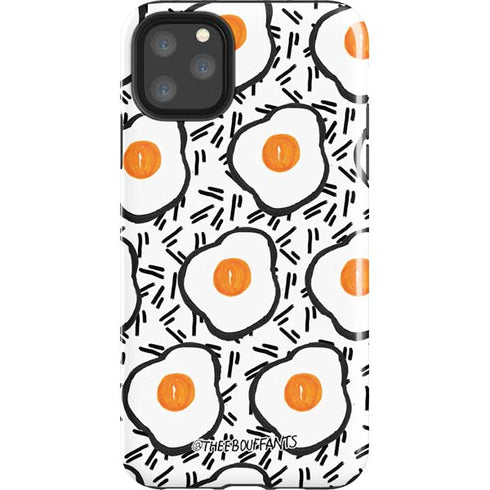 Bouffants and Broken Hearts Eggs iPhone 11 Pro Max Impact Case