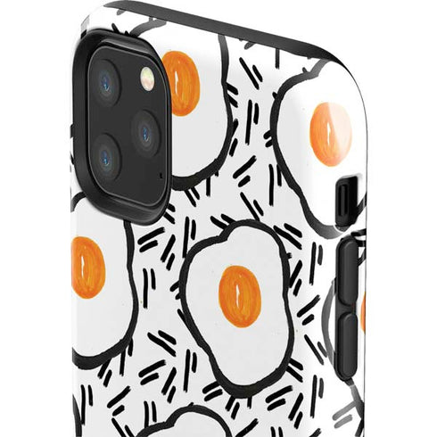 Bouffants and Broken Hearts Eggs iPhone 11 Pro Max Impact Case