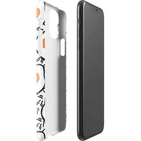 Bouffants and Broken Hearts Eggs iPhone 11 Pro Max Lite Case