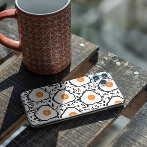 Bouffants and Broken Hearts Eggs iPhone 11 Pro Max Skin