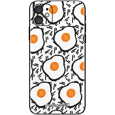 Bouffants and Broken Hearts Eggs iPhone 11 Skin
