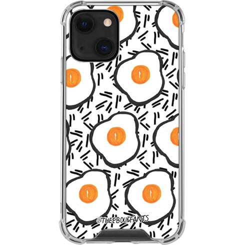 Bouffants and Broken Hearts Eggs iPhone 14 Clear Case