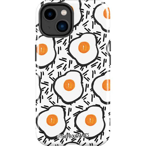 Bouffants and Broken Hearts Eggs iPhone 14 Plus Impact Case