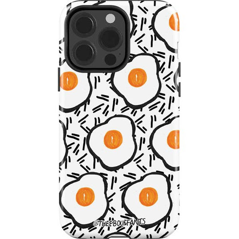 Bouffants and Broken Hearts Eggs iPhone 15 Pro Impact Case