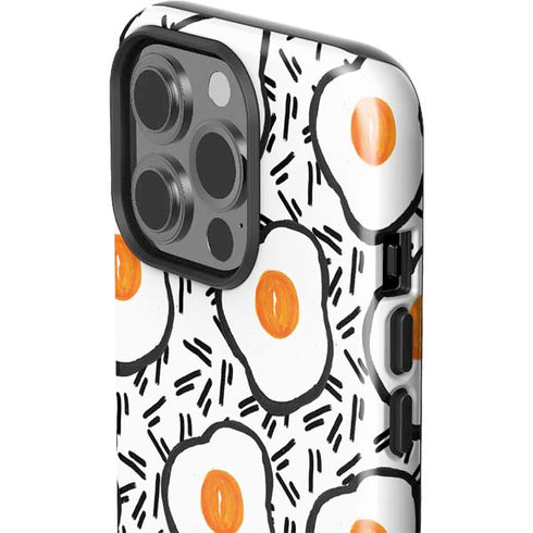 Bouffants and Broken Hearts Eggs iPhone 14 Pro Impact Case